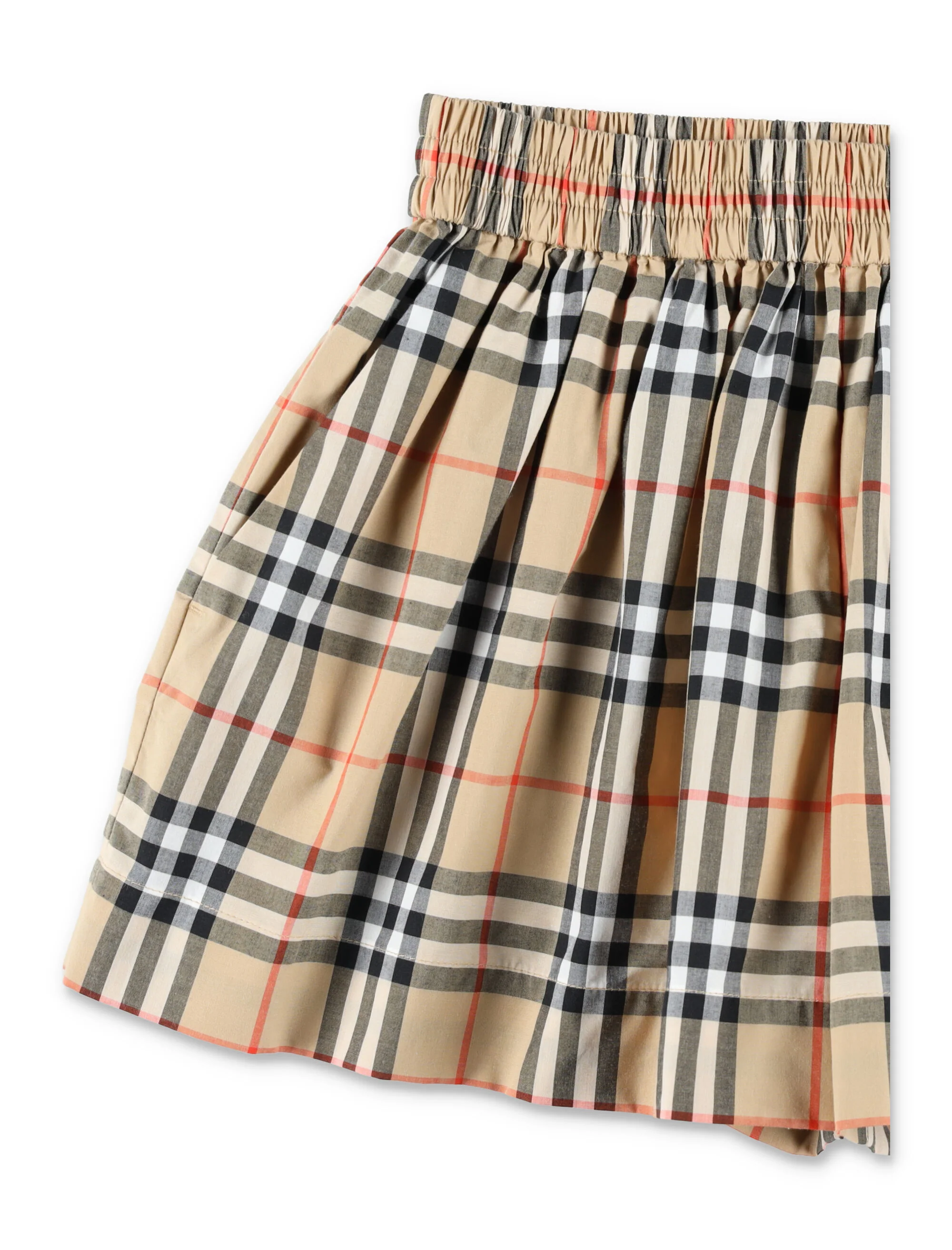 Burberry Classic WiOF-Leg Cotton Shorts for Girls - Image 2