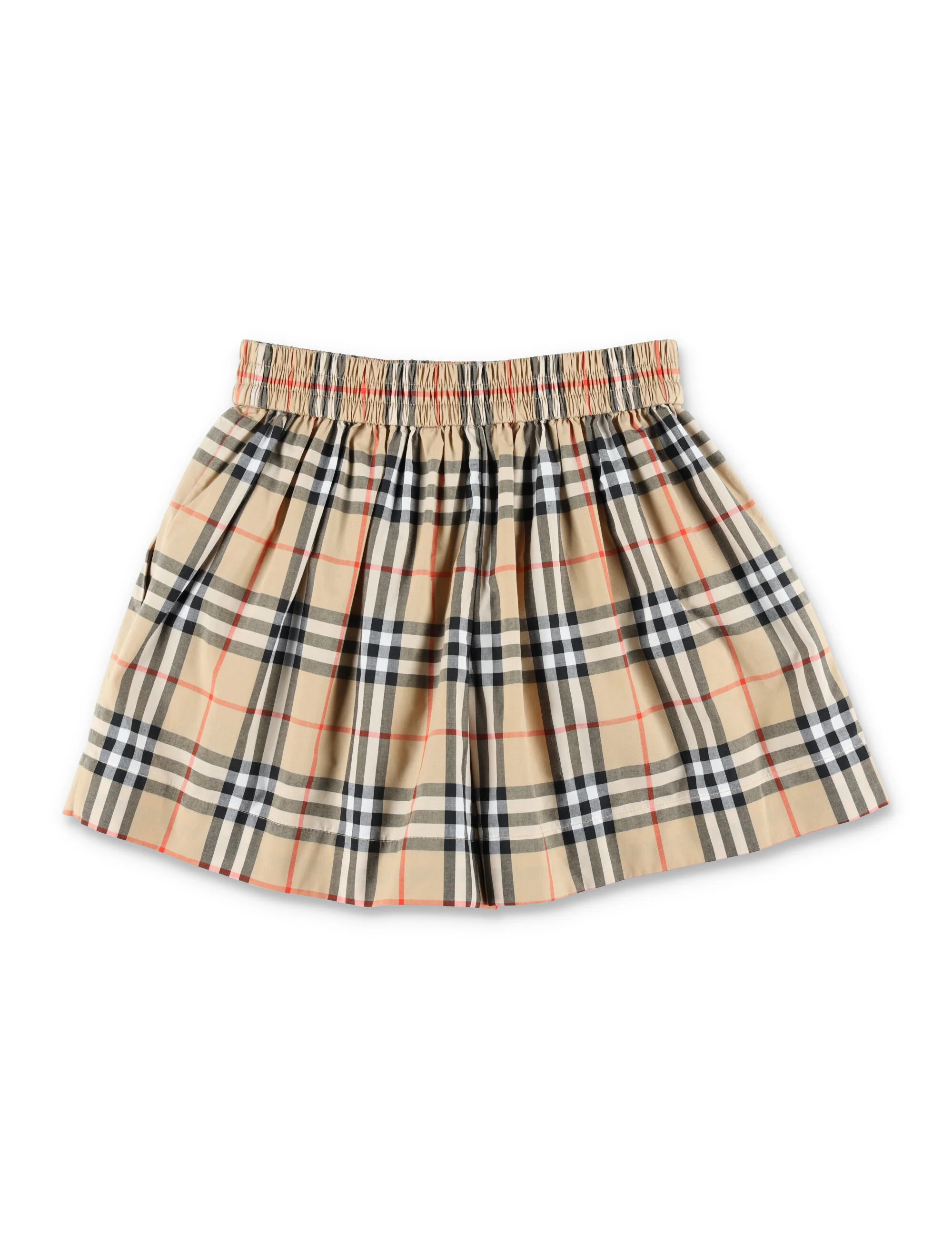 Burberry Classic WiOF-Leg Cotton Shorts for Girls - Image 3