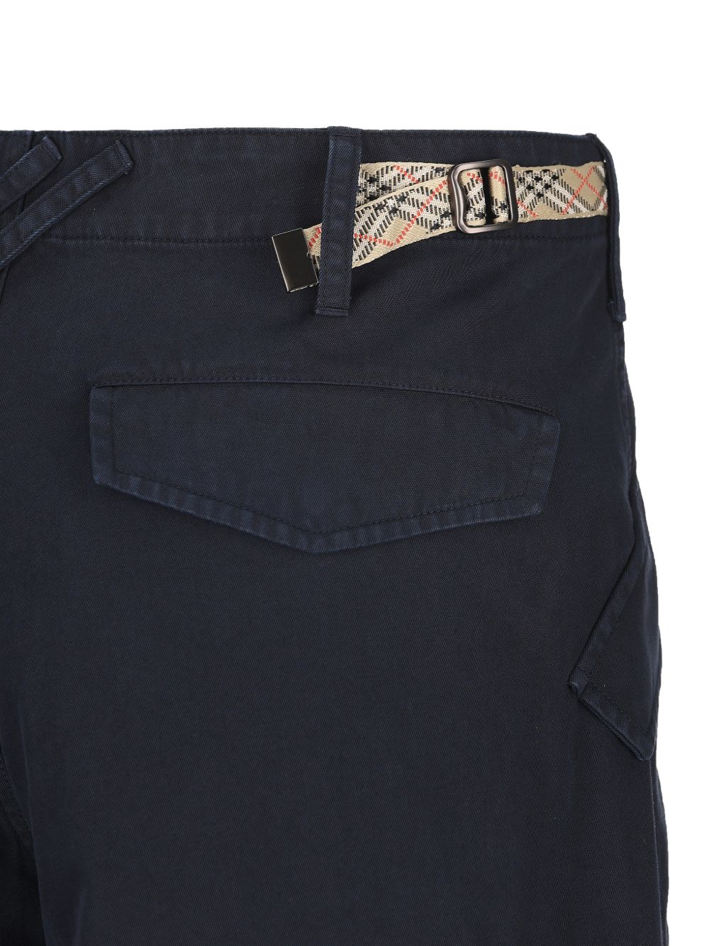 Burberry Cotton Cargo Trousers - Image 2