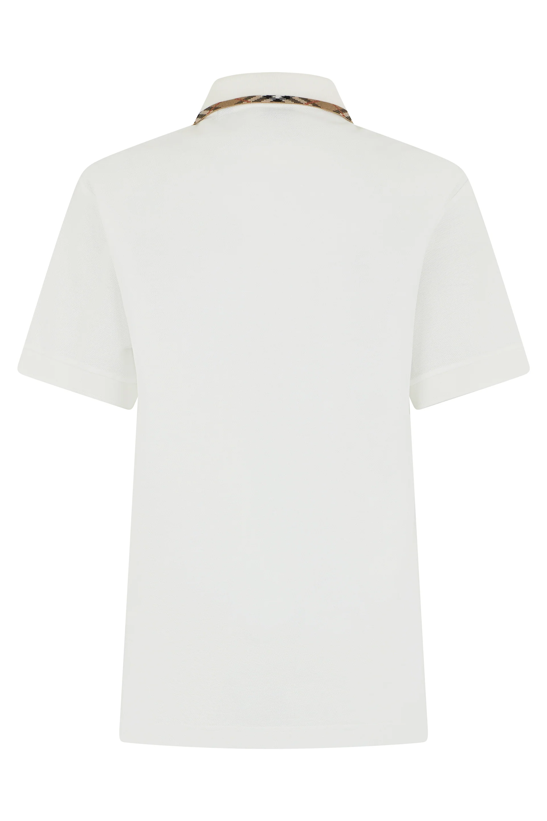 Burberry Cotton Polo with Short Sleeves - Image 2