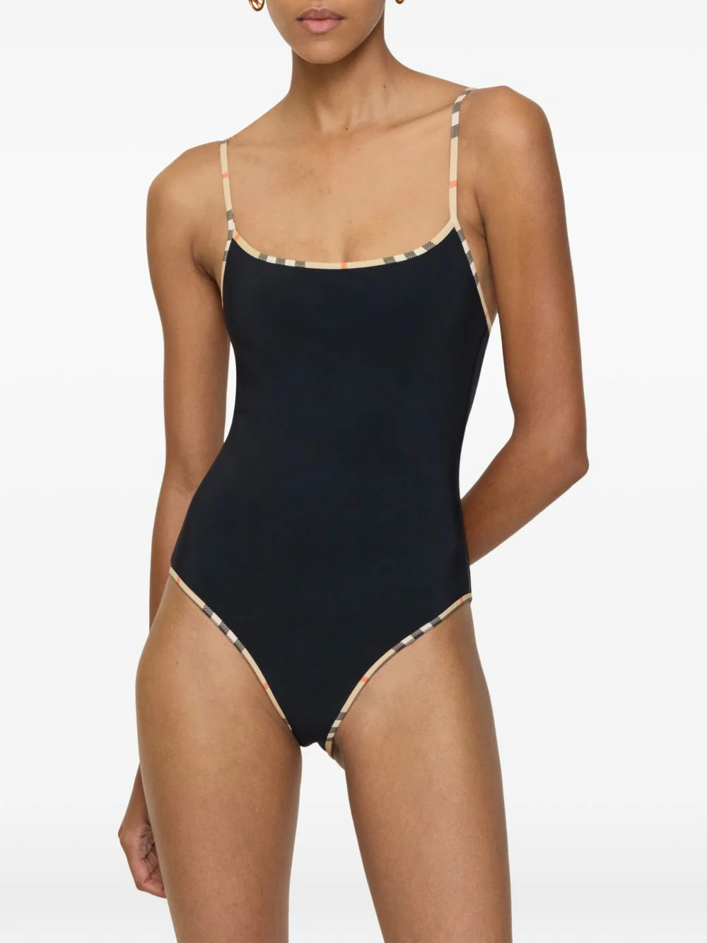 Burberry Cut-Out Back Mini Dress with Adjustable Ties - Image 2