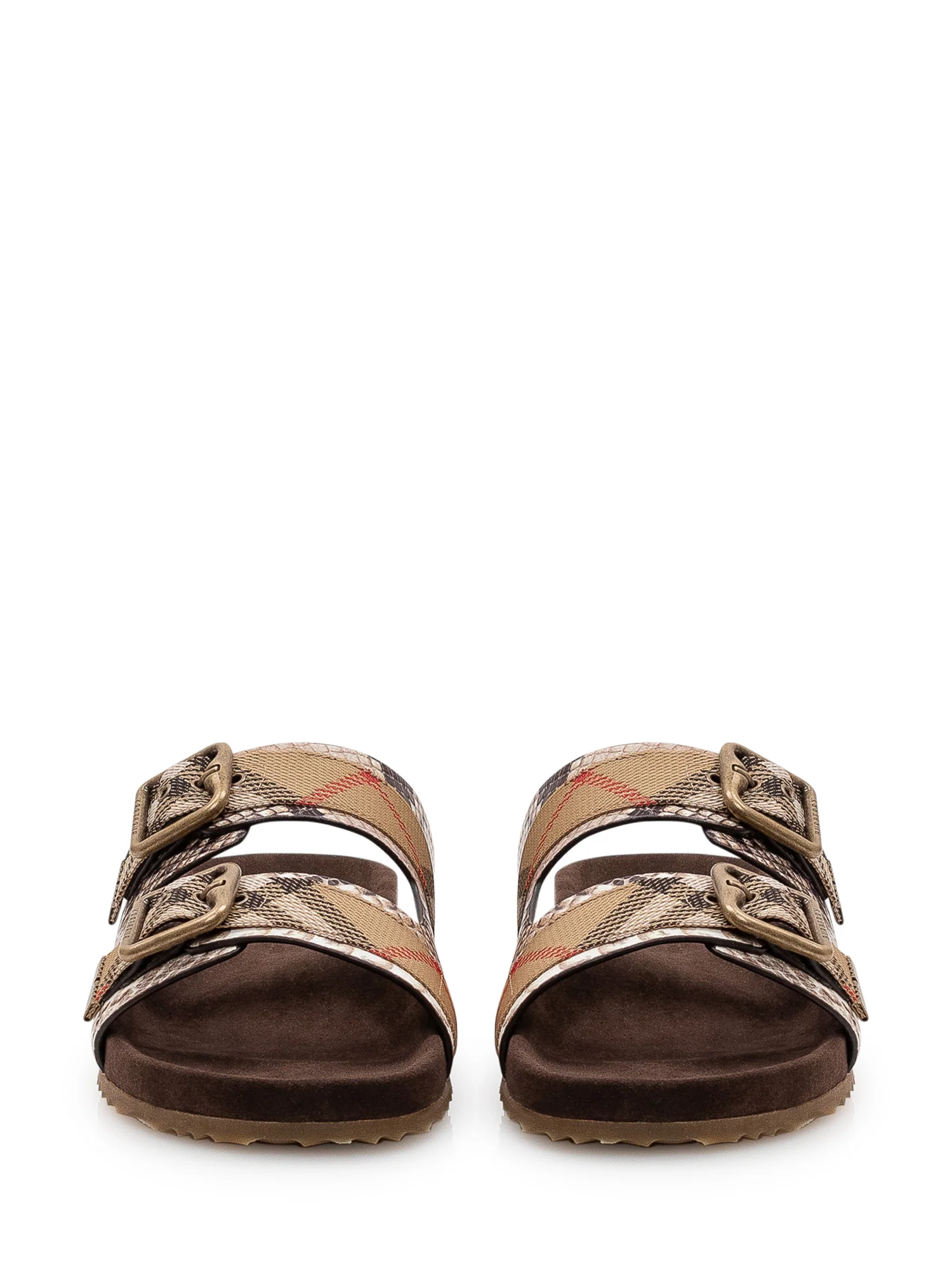 Burberry Dynamic Urchin Sandals with Double Buckles - Image 2