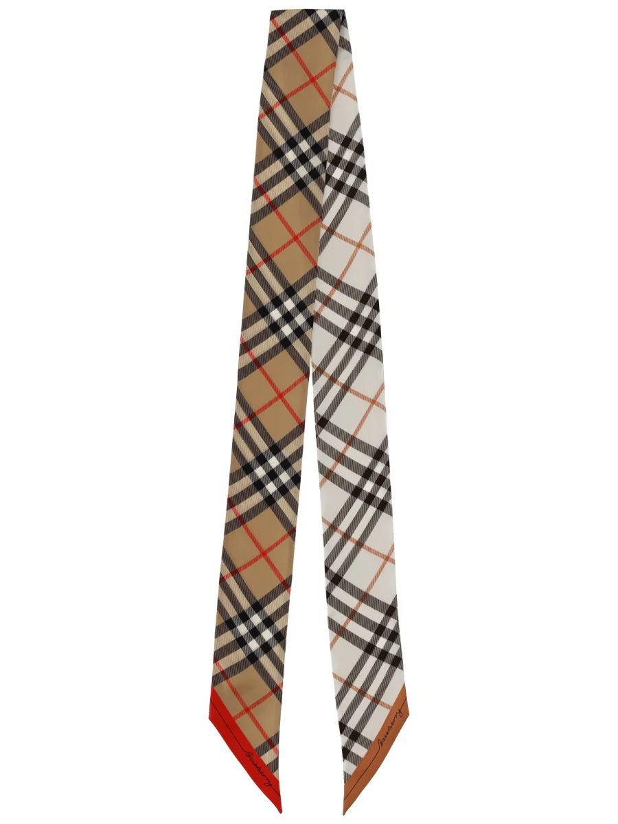 Burberry Elegant Mini Check Scarf - 180 CM X 8 CM