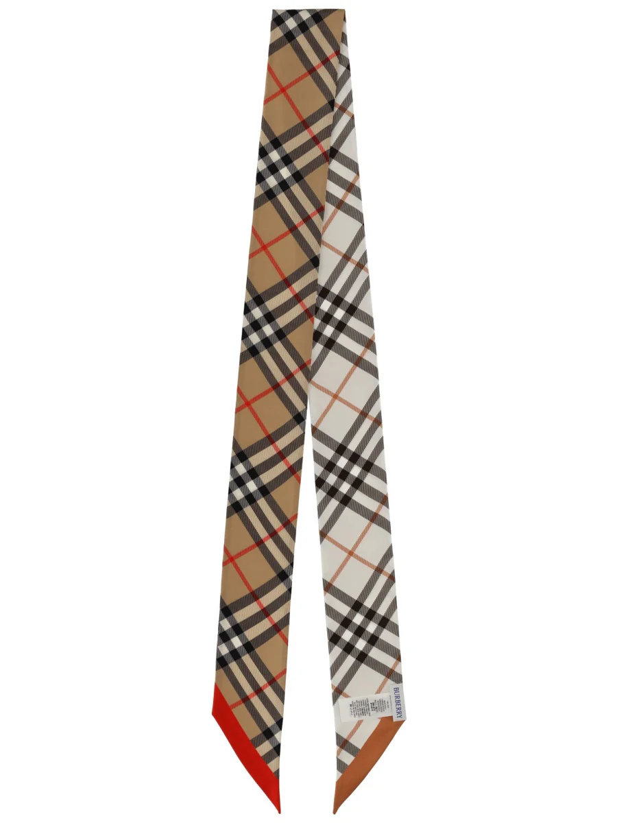 Burberry Elegant Mini Check Scarf - 180 CM X 8 CM - Image 2