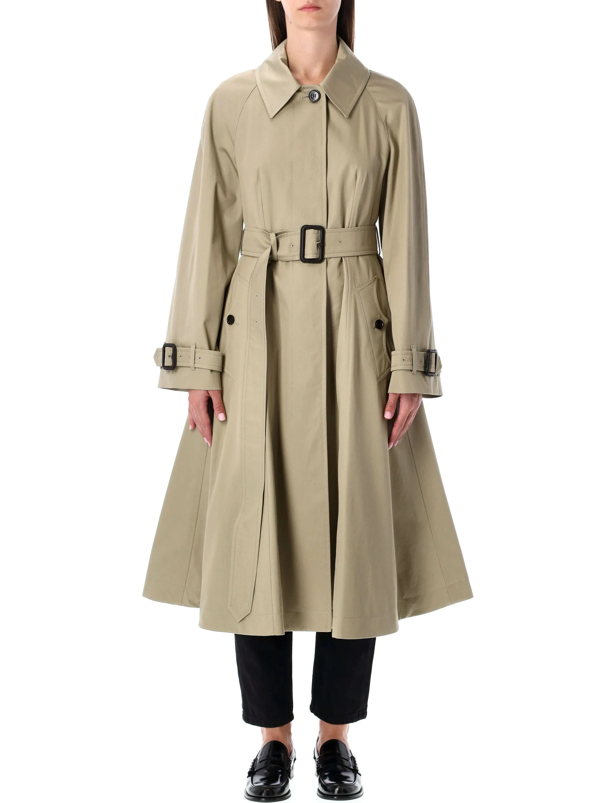 Burberry Ellingham Belted Cotton-gabardine Trench Coat
