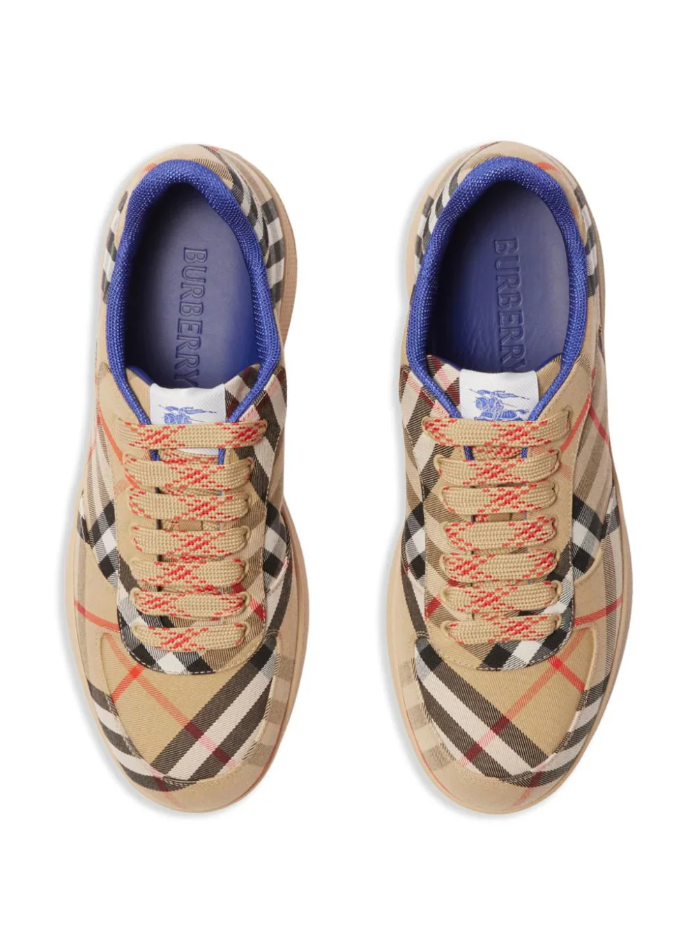 Burberry Equestrian Knight Round Toe Sneakers - Image 4