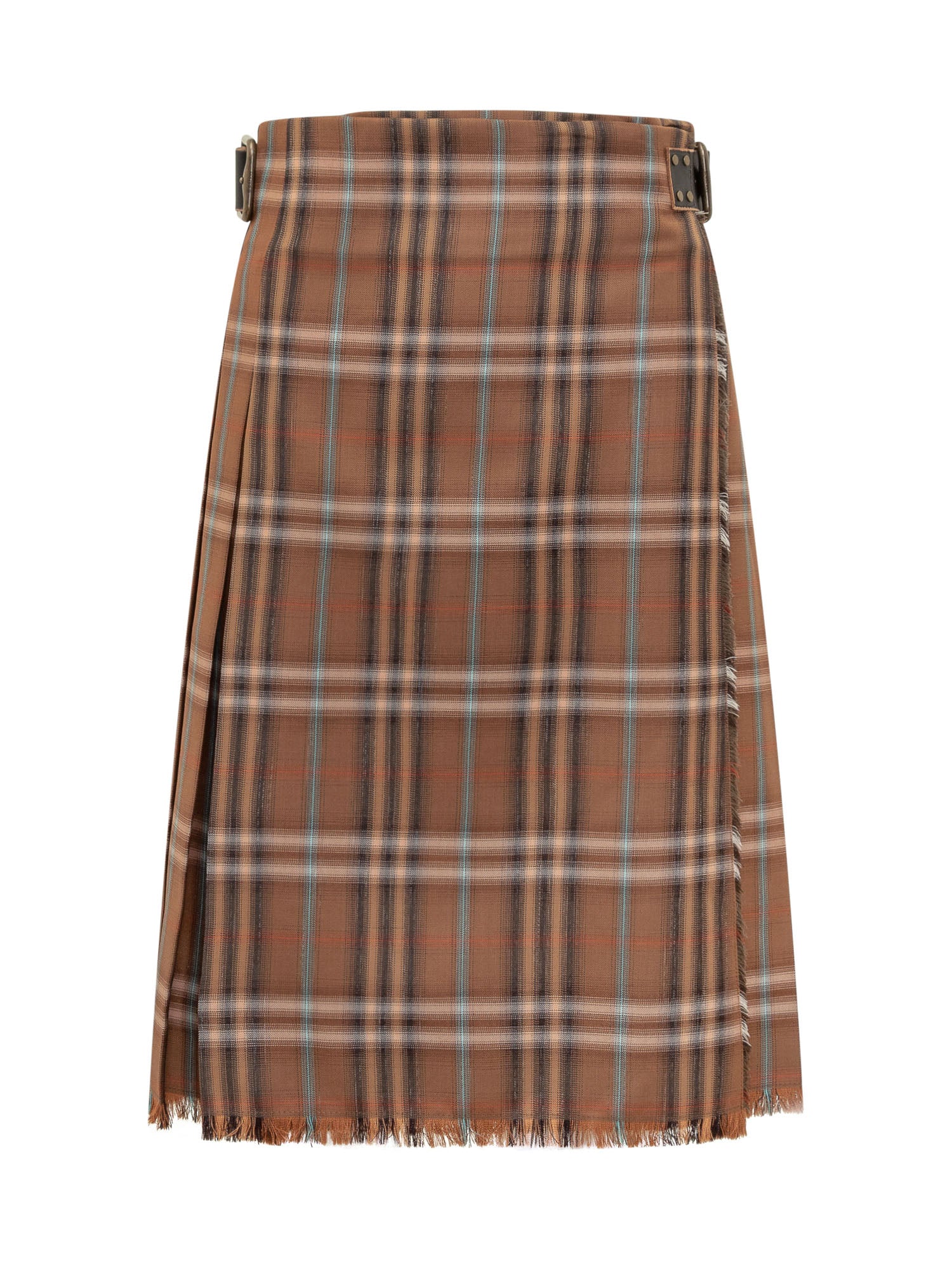 Burberry Fringe Midi Skirt