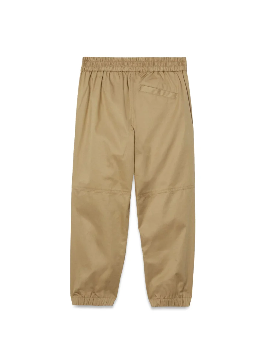 Burberry Girls' Mini Cotton Trousers - SS24 Collection - Image 2