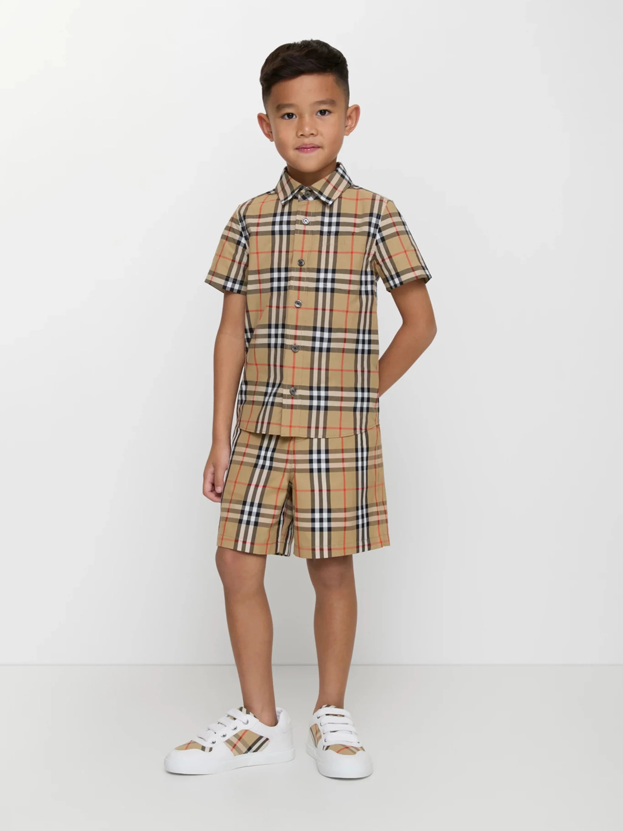 Burberry Kids Kids Short-Sleeved Button-Up Shirt - Image 2