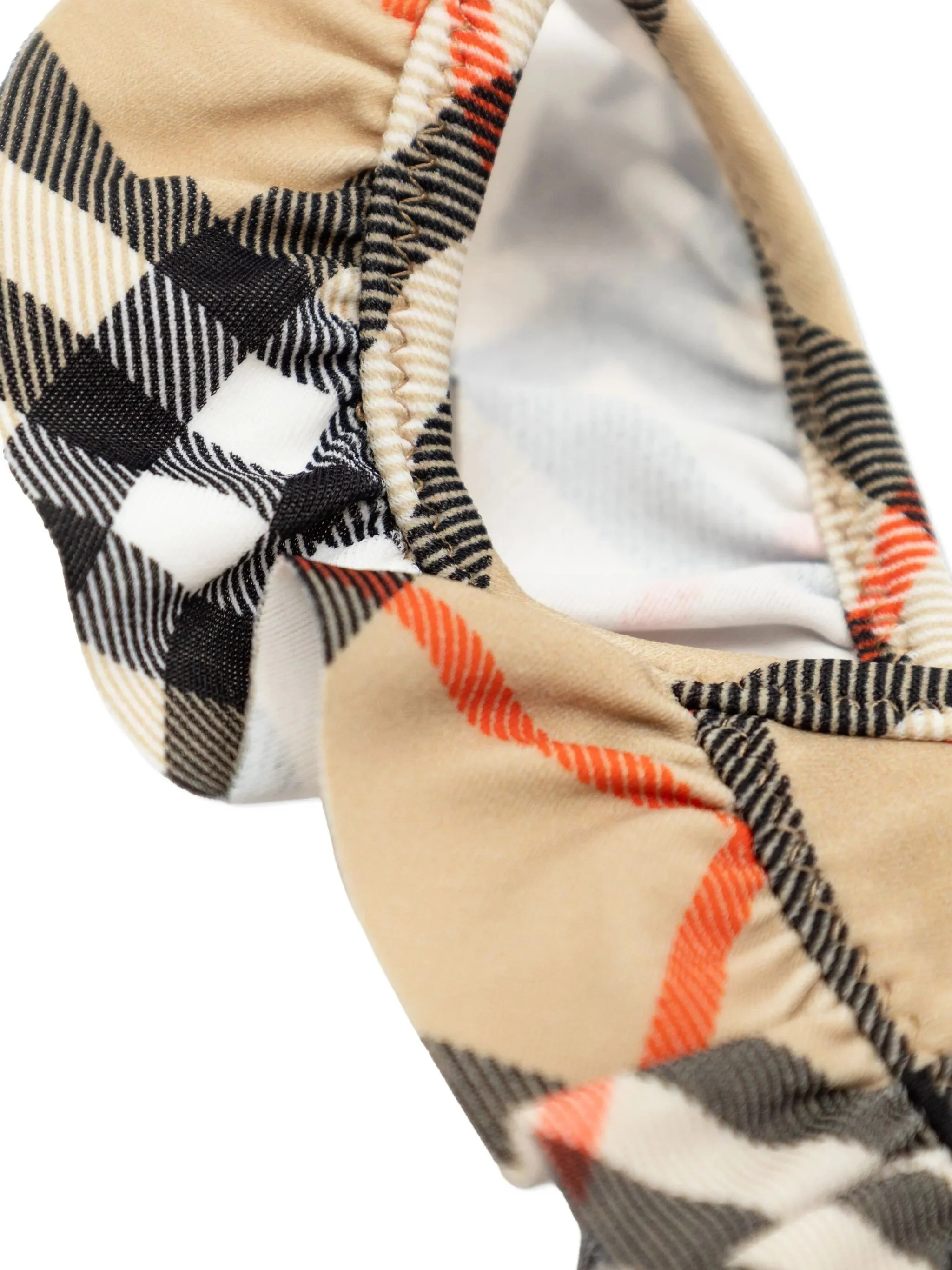 Burberry Kids Ruffled Trim Printed Stand-Up Dress for Girls - Image 4