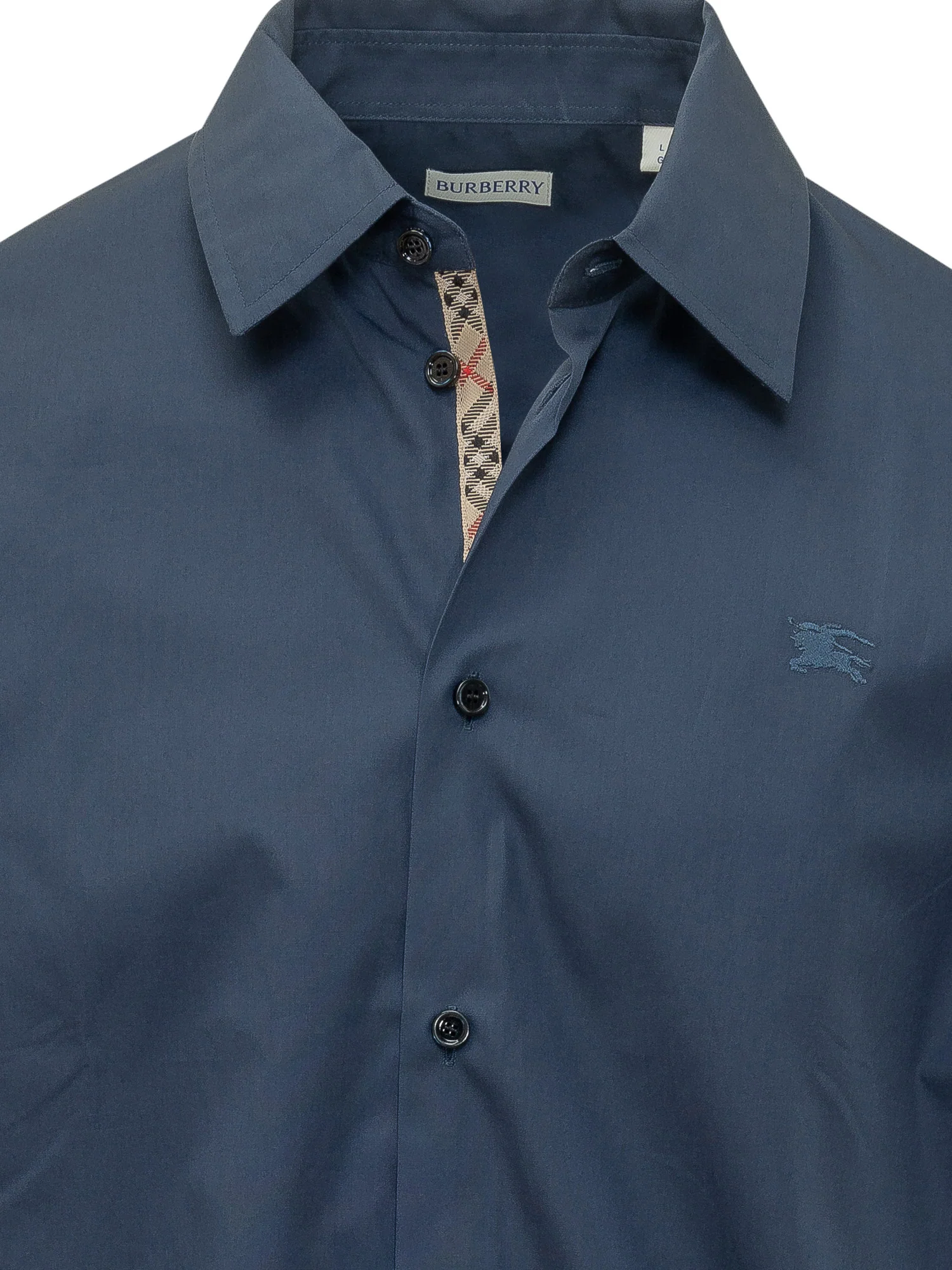 Burberry Long Sleeve Button-Up Shirt with Classic Collar - Image 3