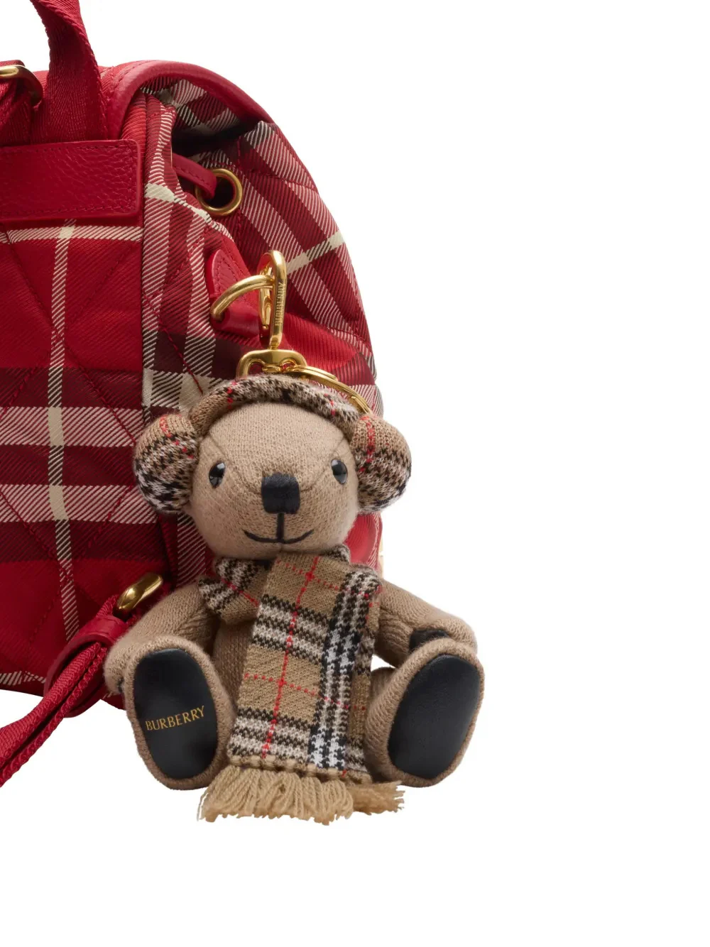 Burberry Mini Cashmere Charm with Matching Scarf and Muffs - Image 3