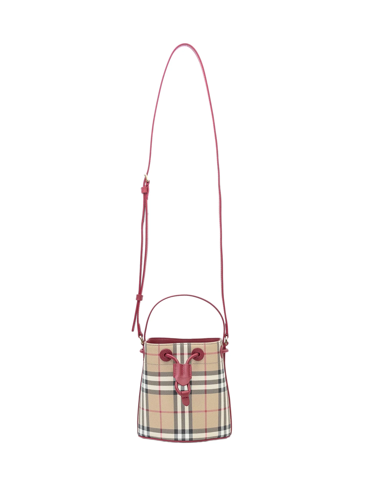 Burberry Mini Checkerboard Bucket Bag - Image 2
