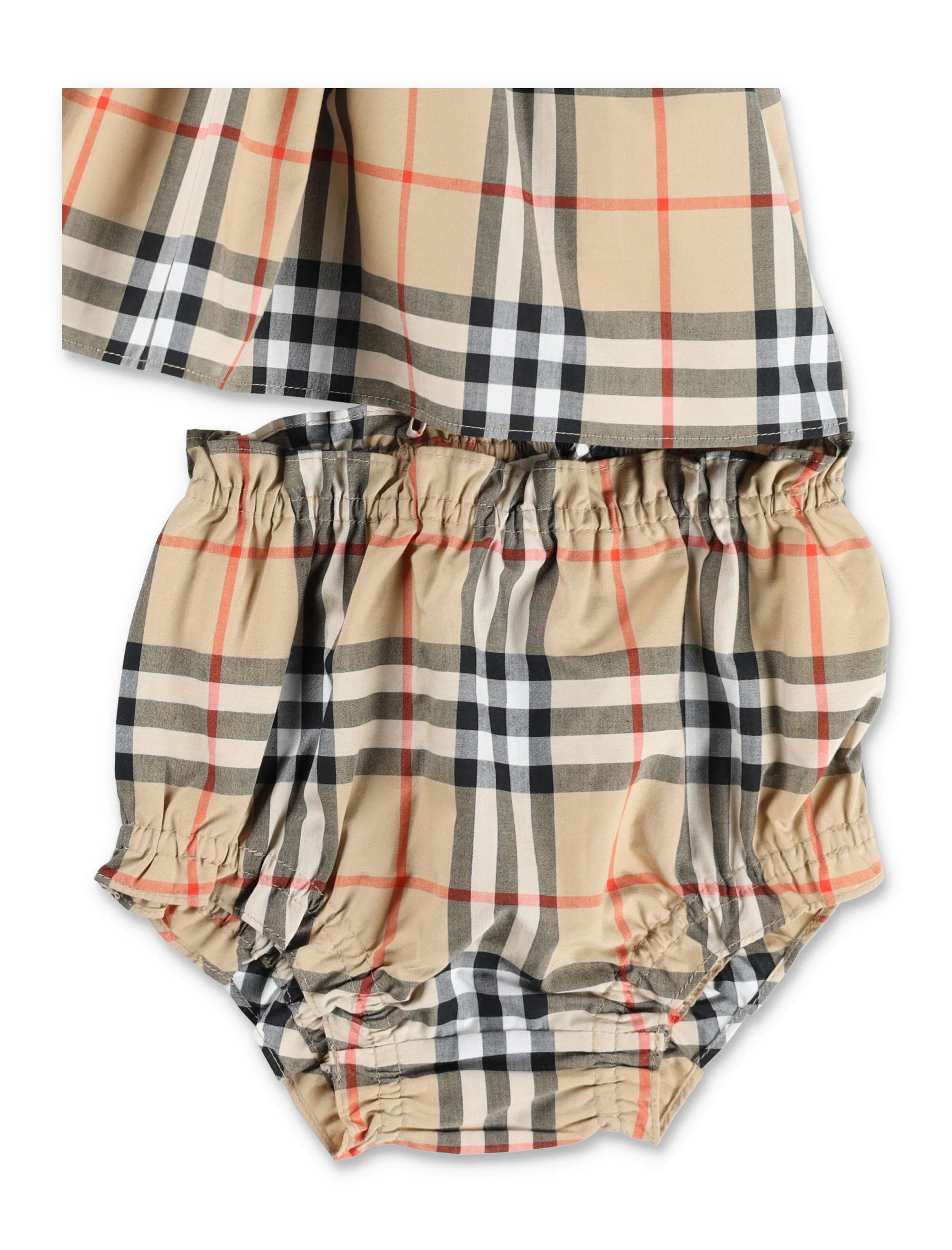 Burberry Refined Cotton Romper for Boys - Image 2