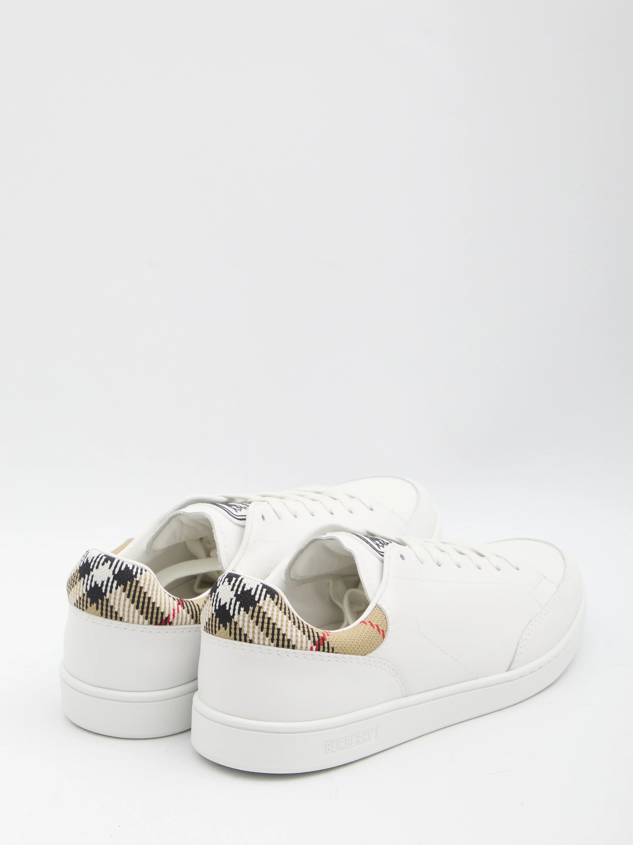 BURBERRY Set Leather Sneakers - Image 5