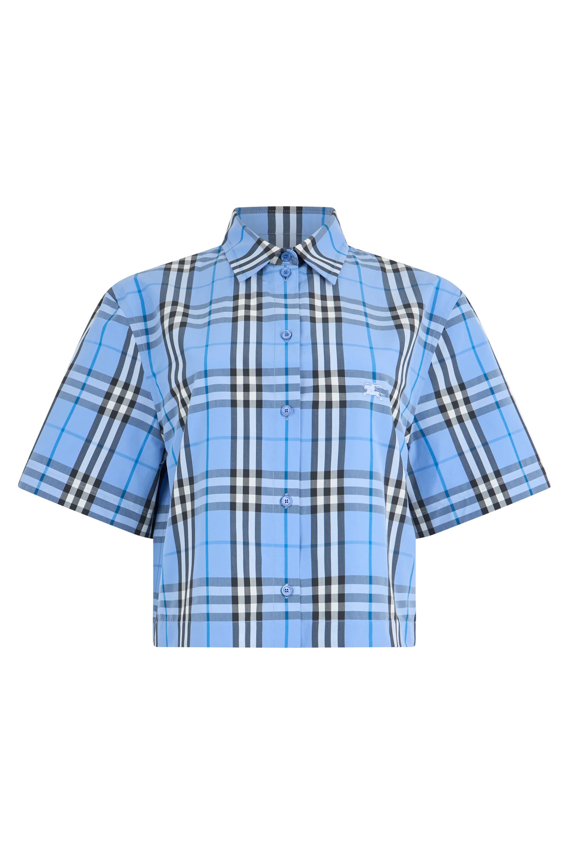Burberry Short Sleeve Mini Cotton Shirt