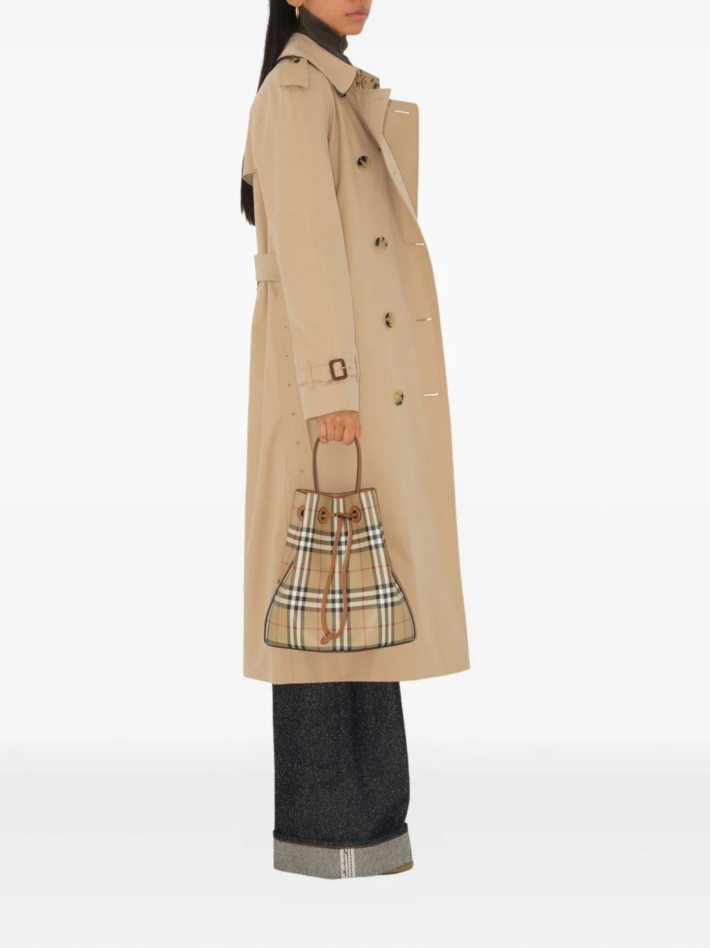 Burberry Small Bucket Bag 'tb' - Image 7