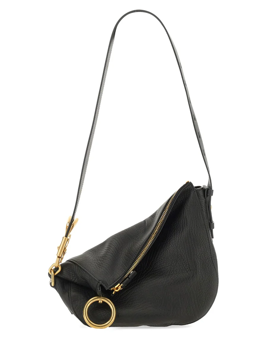 BURBERRY Small Knight Leather Shoulder Bag