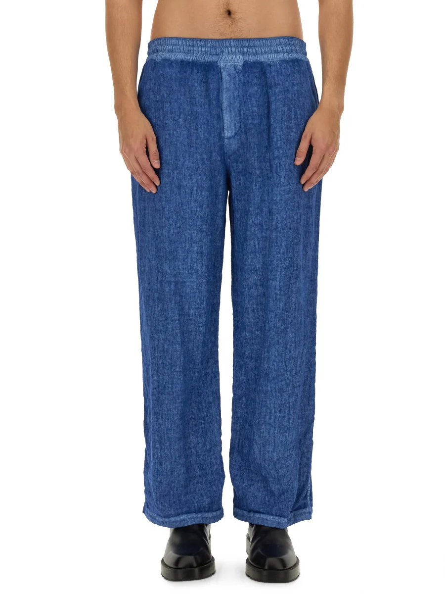BURBERRY Straight-leg Linen Trousers