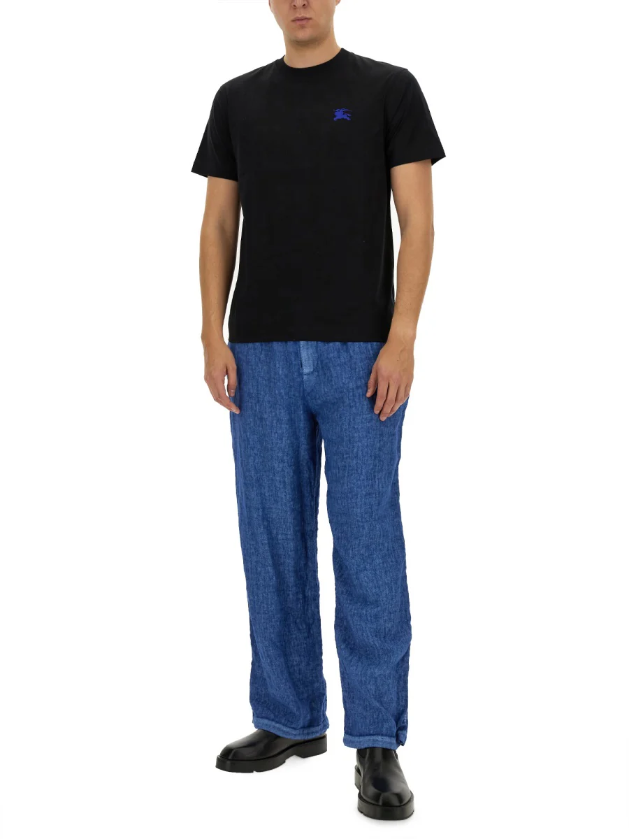 BURBERRY Straight-leg Linen Trousers - Image 2