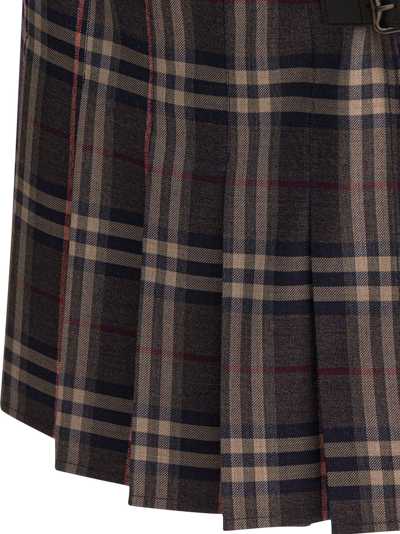 BURBERRY Wool Mini Skirt - Image 4