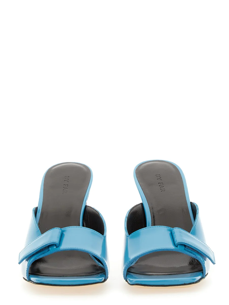 BY FAR Elevated Patent Leather Sandal with 10.5 Cm Heel - Image 2