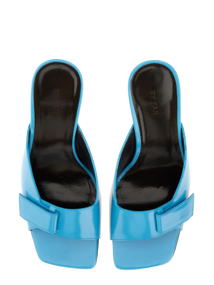 BY FAR Elevated Patent Leather Sandal with 10.5 Cm Heel - Image 4