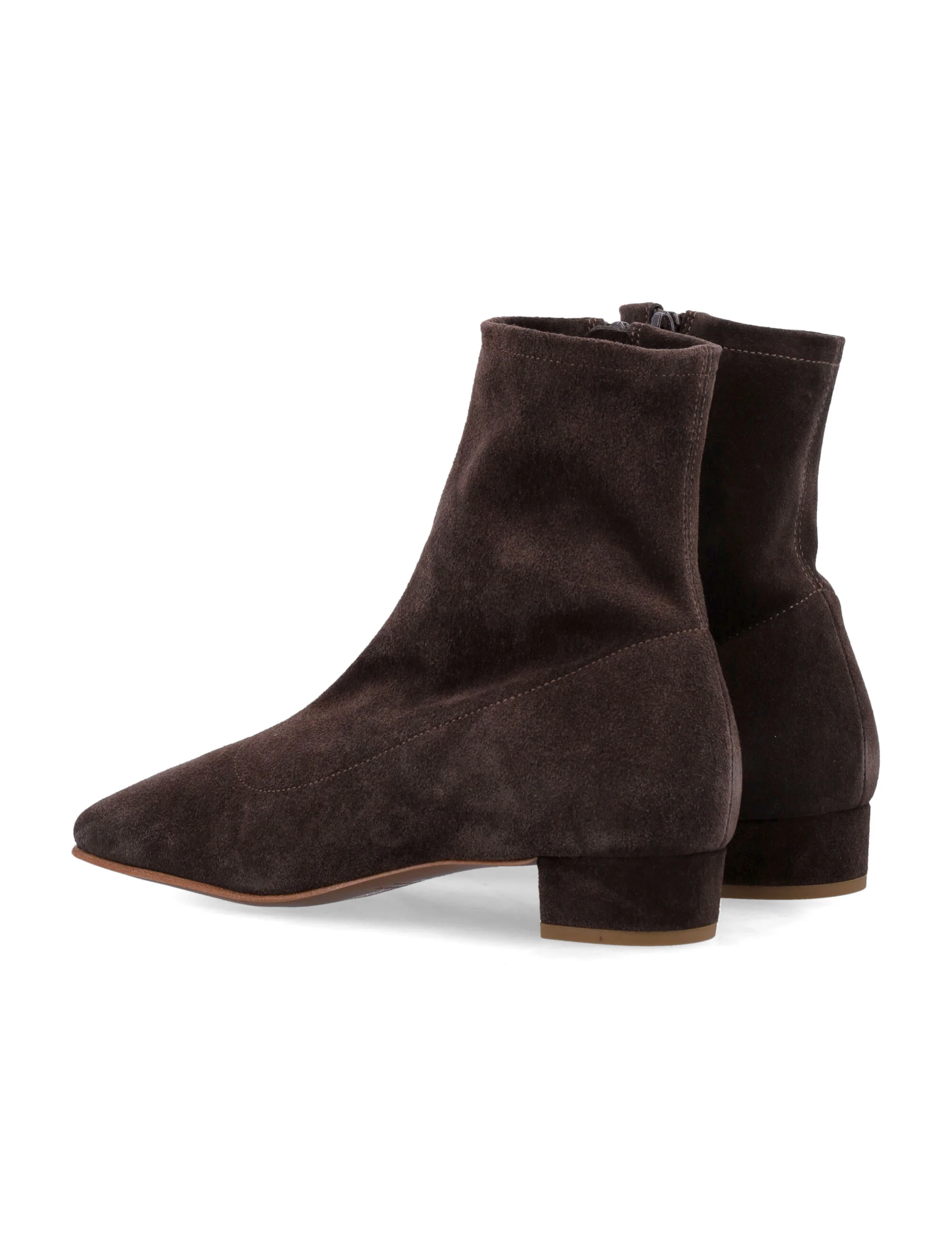 By Far Refined Ankle Boots with Block Heel - 3 cm - Image 4