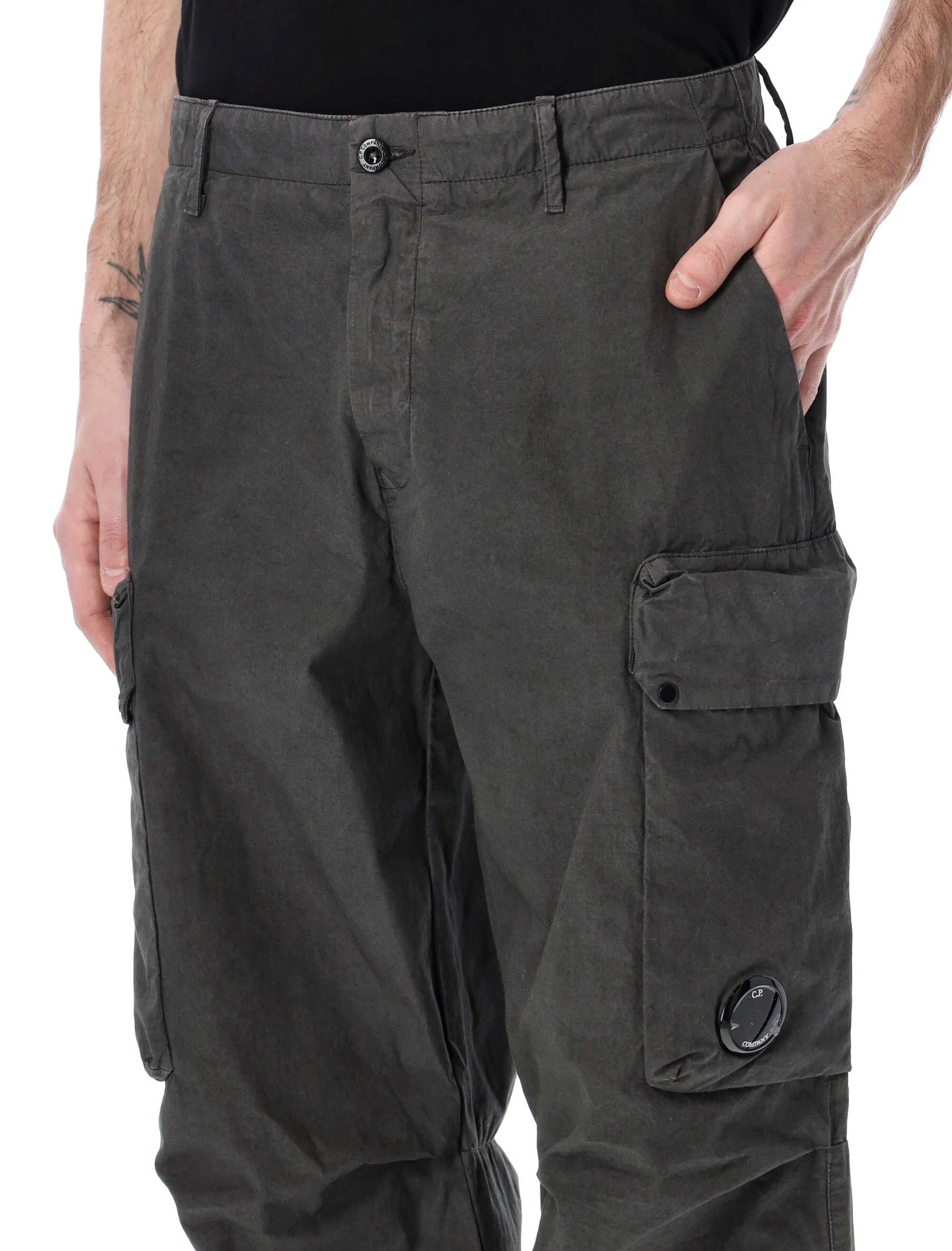 C.P. COMPANY Cargo-pockets Straight-leg Trousers - Image 3