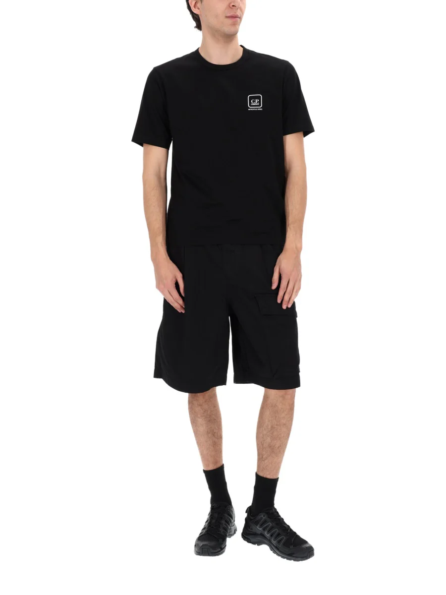 C.P. COMPANY Cotton Bermuda Shorts - Image 2