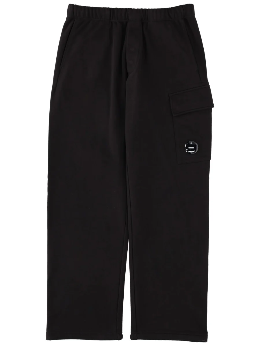 C.P. COMPANY Diagonal Raised Fleece Cargo Sweatpants