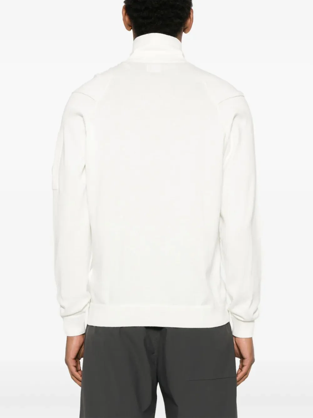 C.p. Company Half Zip Lens Knit for Men - SS25 Collection - Image 4