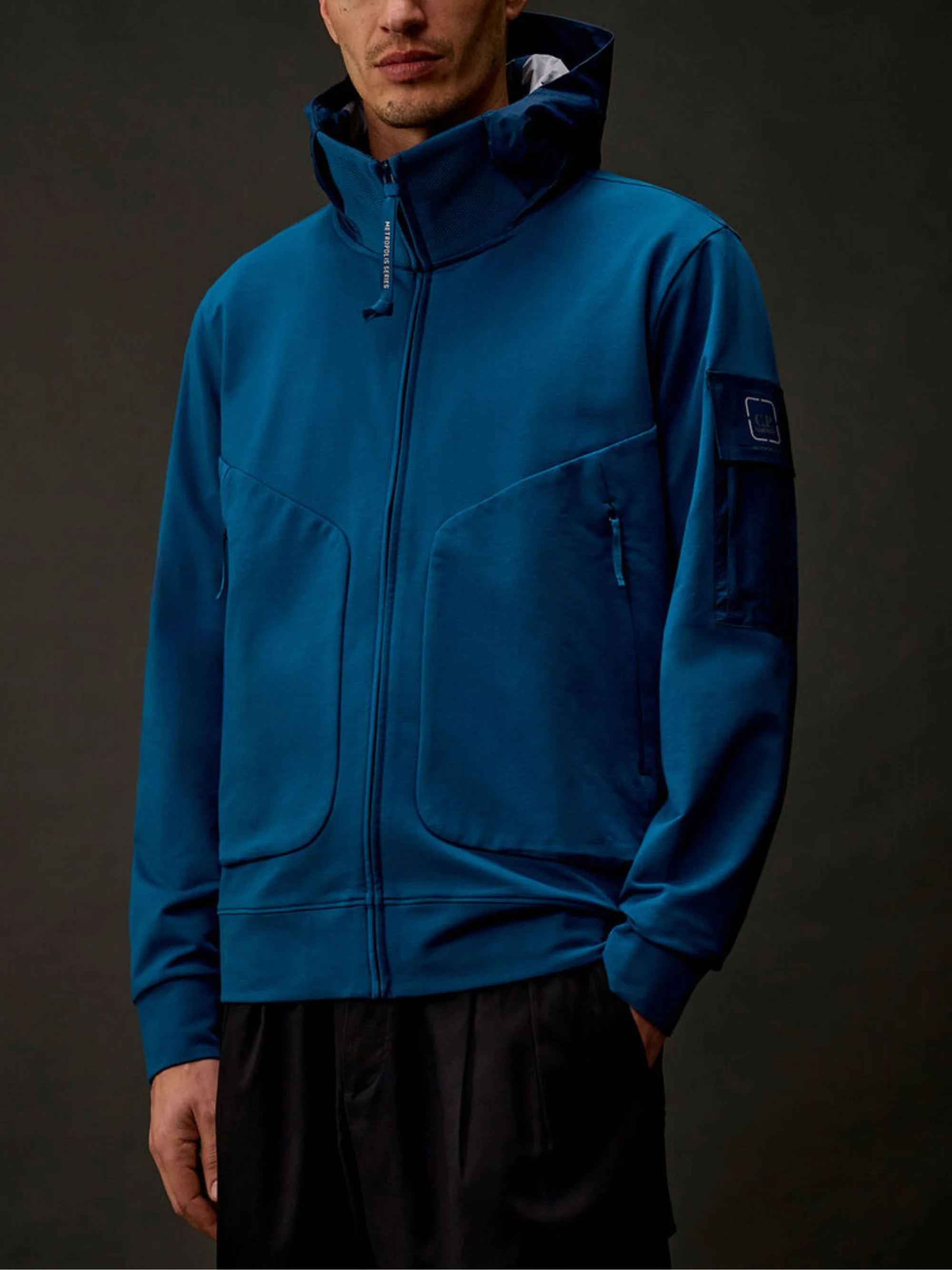 C.p. Company Hooded Long Sleeve Sweater for Men - Image 2