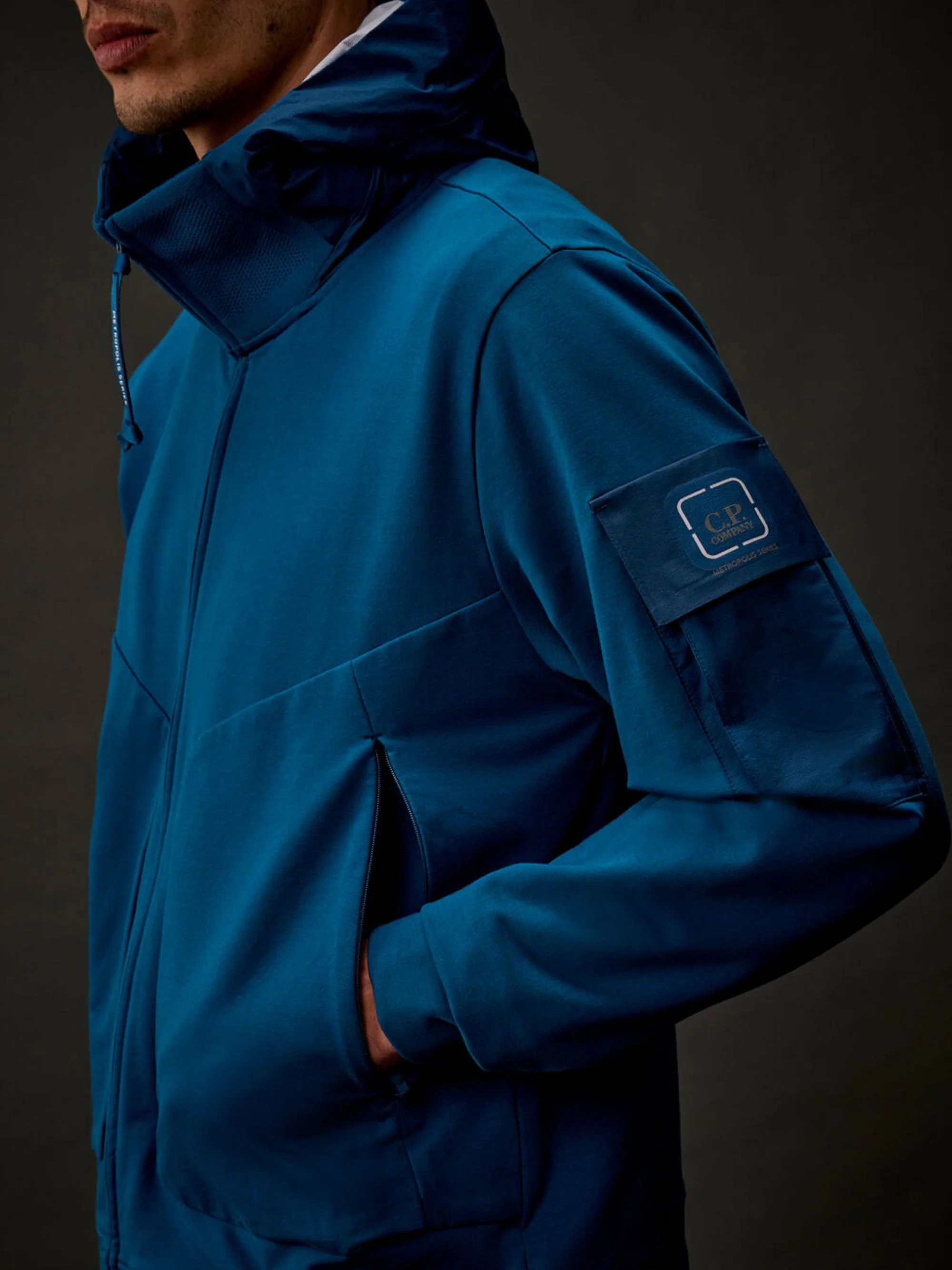 C.p. Company Hooded Long Sleeve Sweater for Men - Image 4