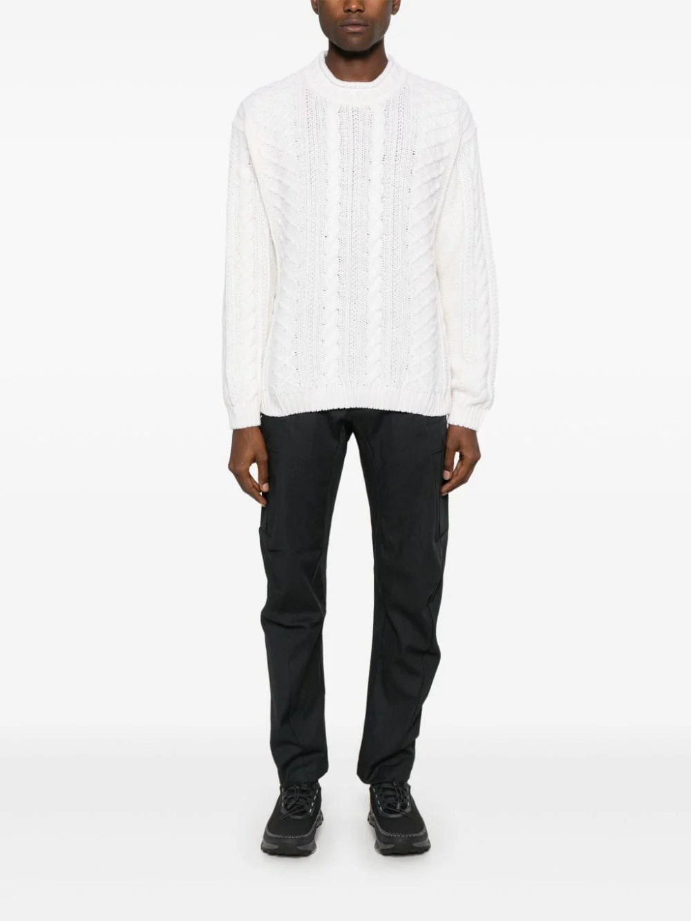 C.p. Company Men's Knitwear Neck Sweater - Image 2