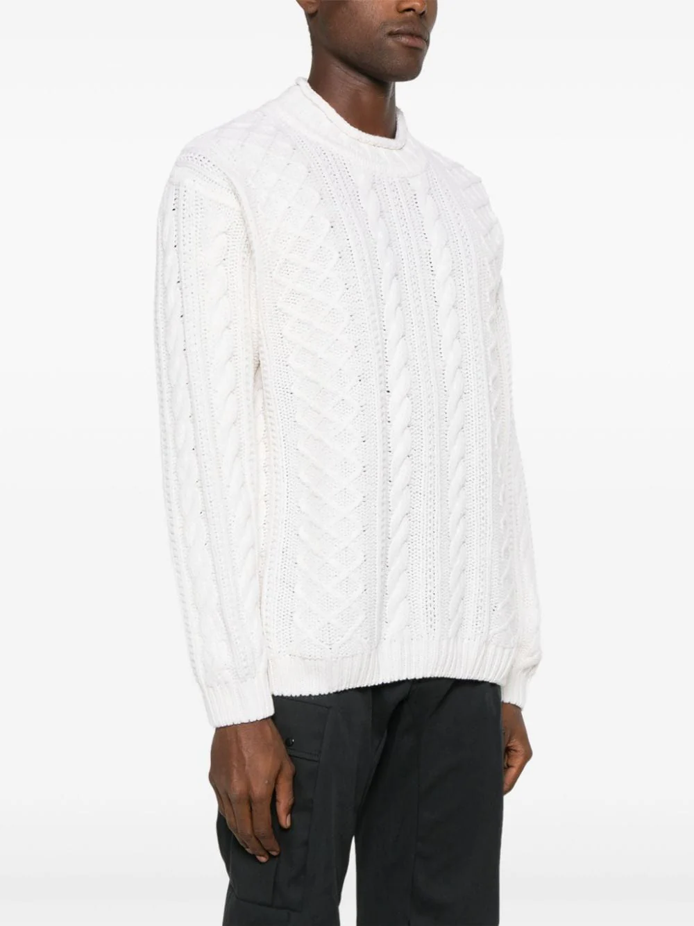 C.p. Company Men's Knitwear Neck Sweater - Image 3