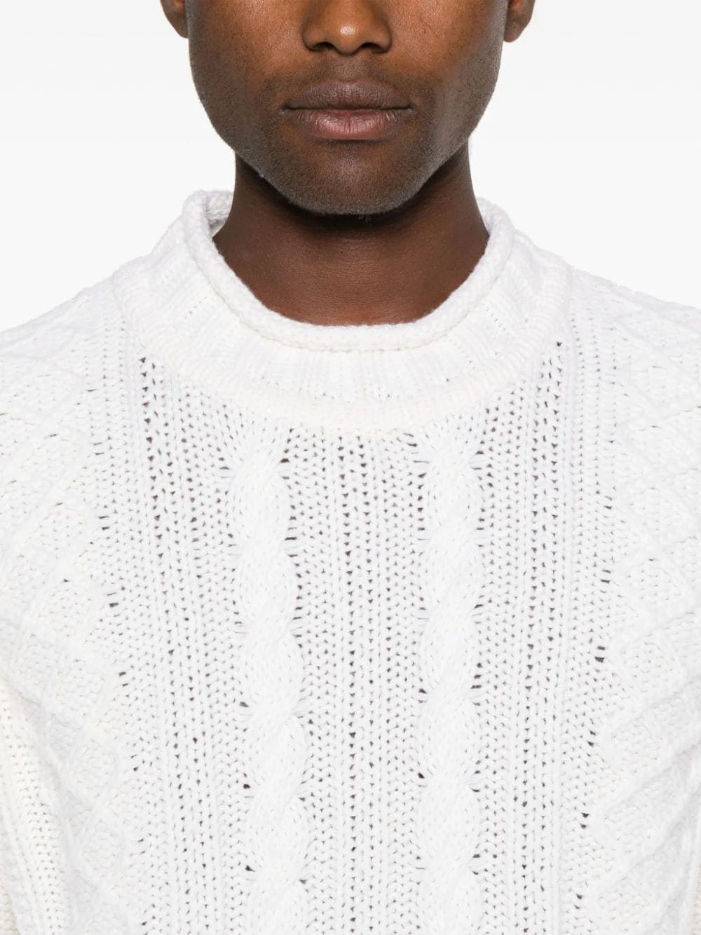 C.p. Company Men's Knitwear Neck Sweater - Image 5