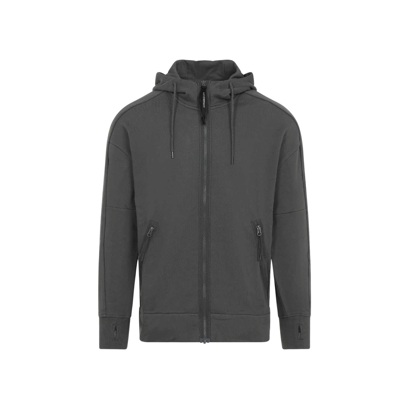 C.p. Company Sweatshirt Diagonal Raised Fleece Goggle Zipped Hoodie - Image 7