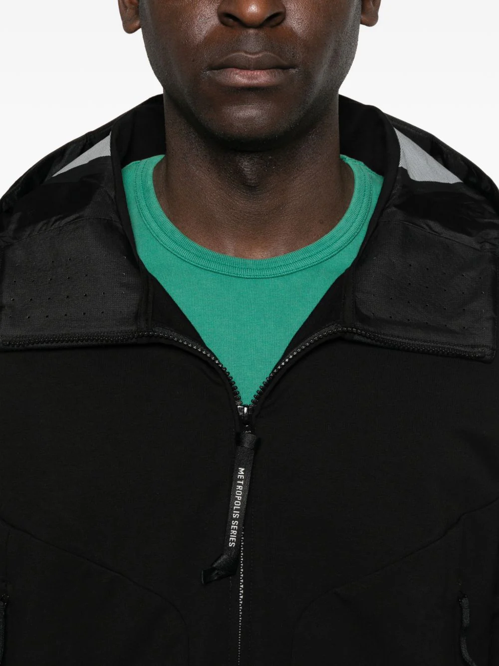 C.p. Company Zip Fastening Hooded Sweatshirt with Logo Patch and Front Pockets - Image 4