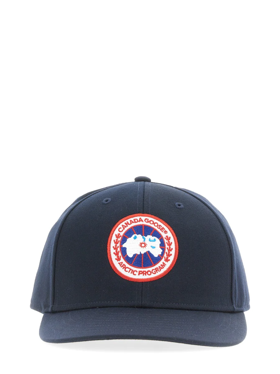CANADA GOOSE Baseball Hat with Logo Patch