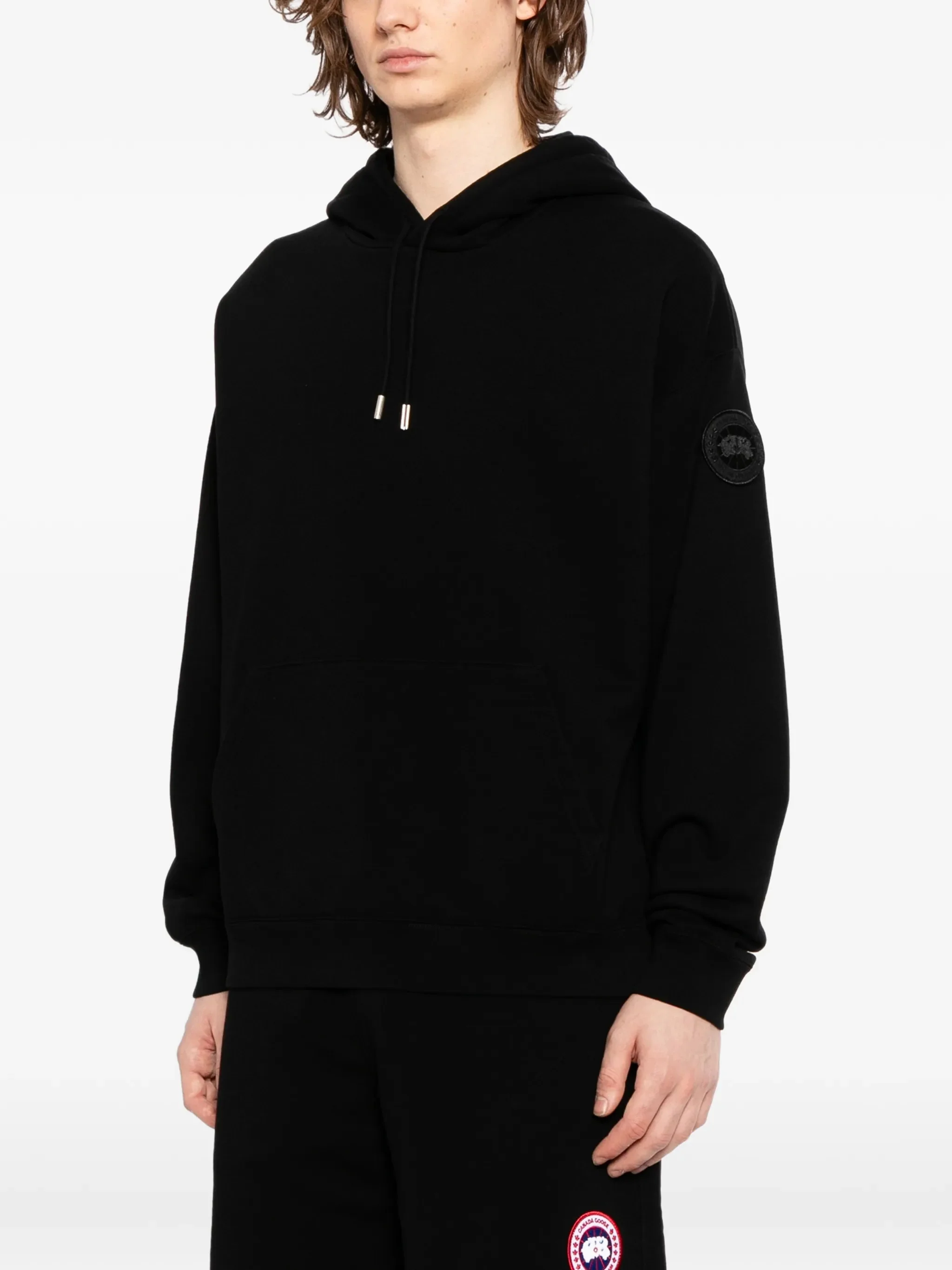 Canada Goose Men's Adjustable Drawstring Hoodie - Size M - Image 6