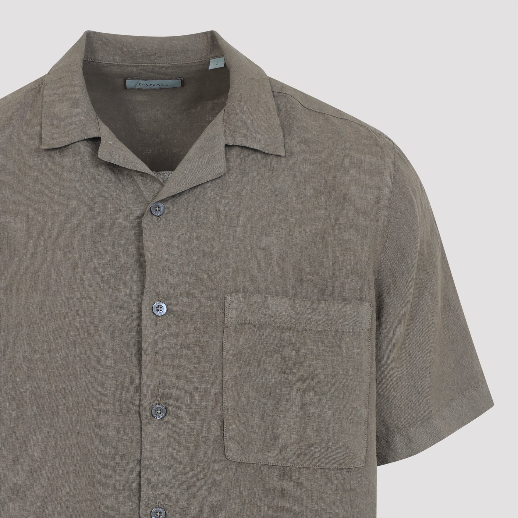 Canali Men's Linen Shirt - Image 5