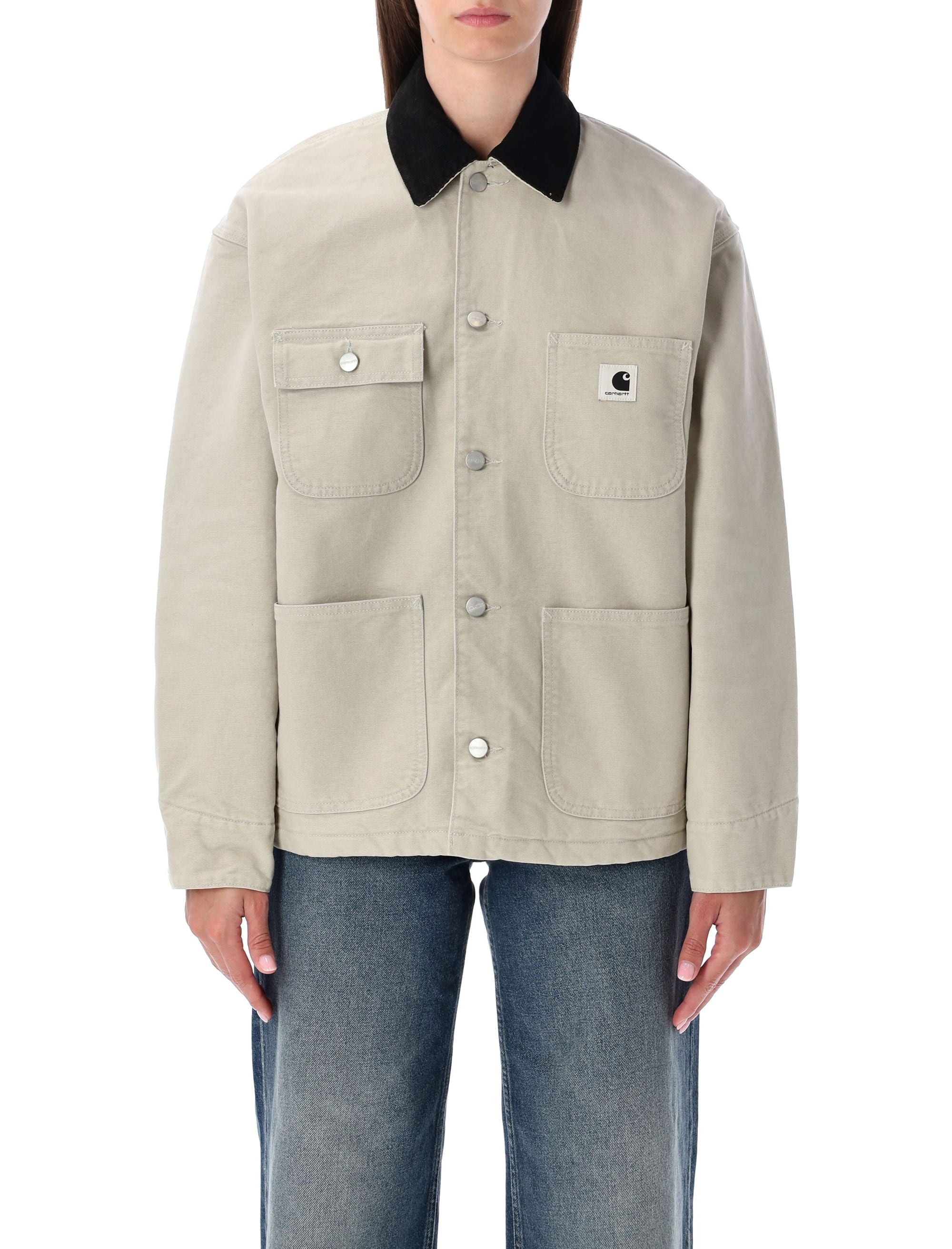 Carhartt Wip Loosely Fit Organic Cotton Michigan Jacket - Size S