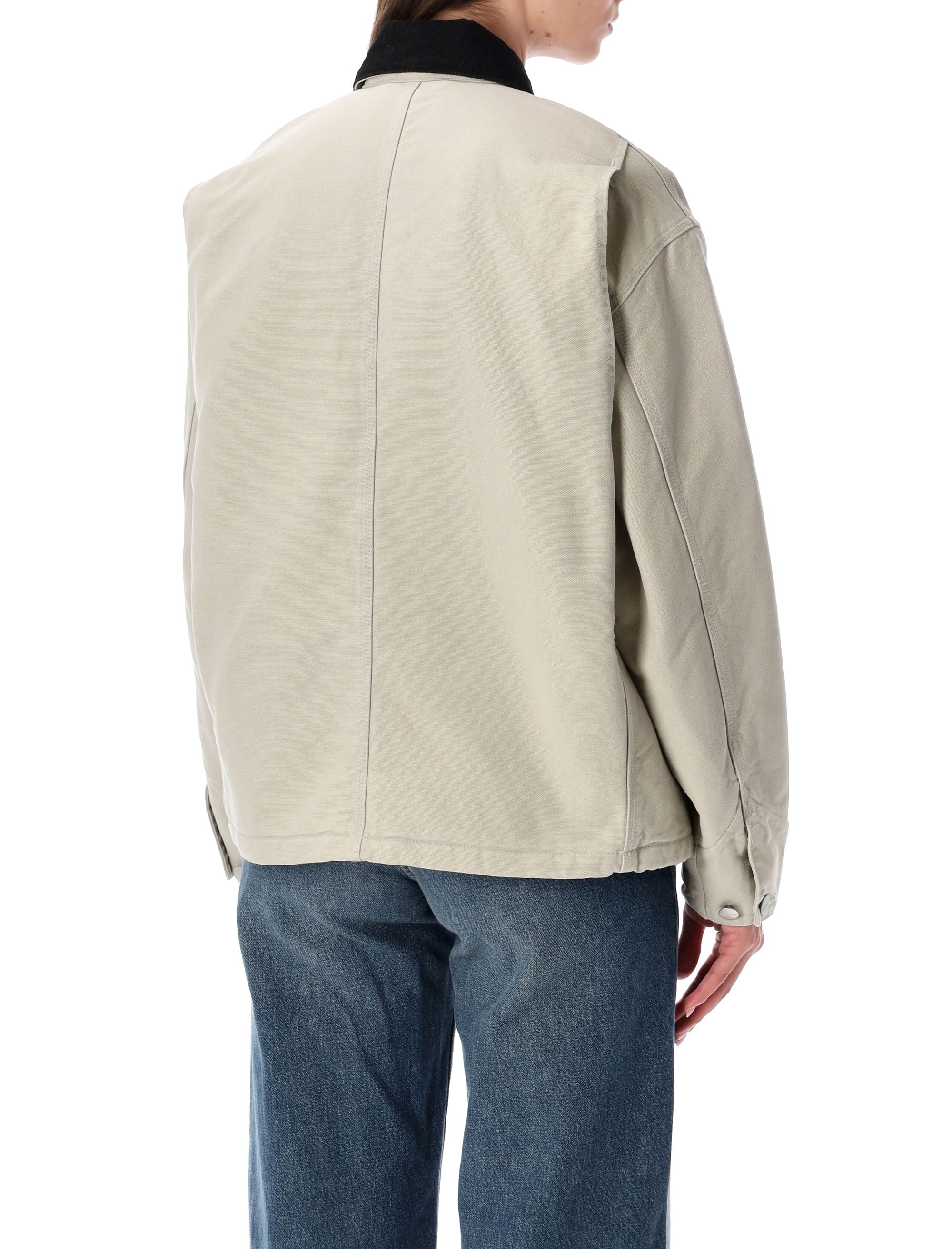 Carhartt Wip Loosely Fit Organic Cotton Michigan Jacket - Size S - Image 2