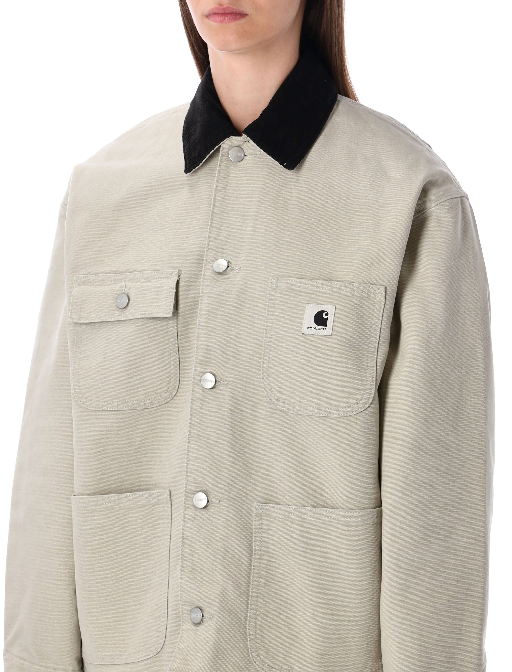 Carhartt Wip Loosely Fit Organic Cotton Michigan Jacket - Size S - Image 3