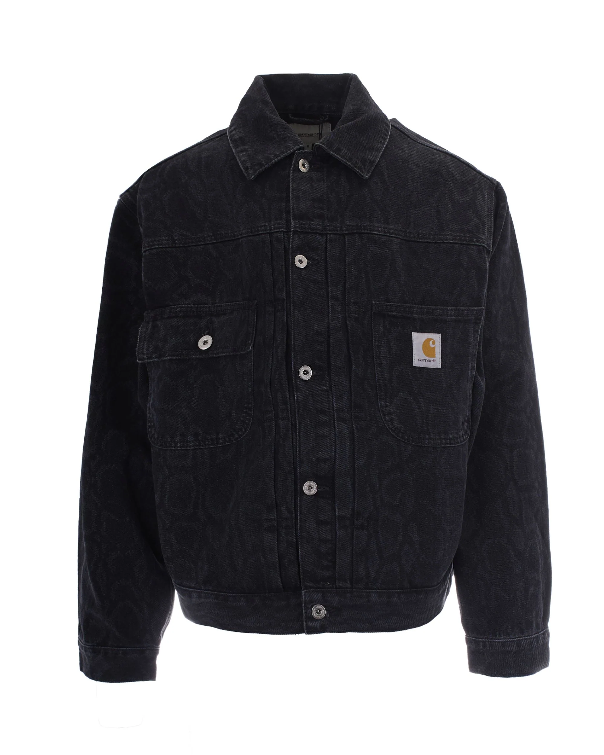 Carhartt Wip Men's Snake Camo 100% Cotton 'Smith' Denim Coat