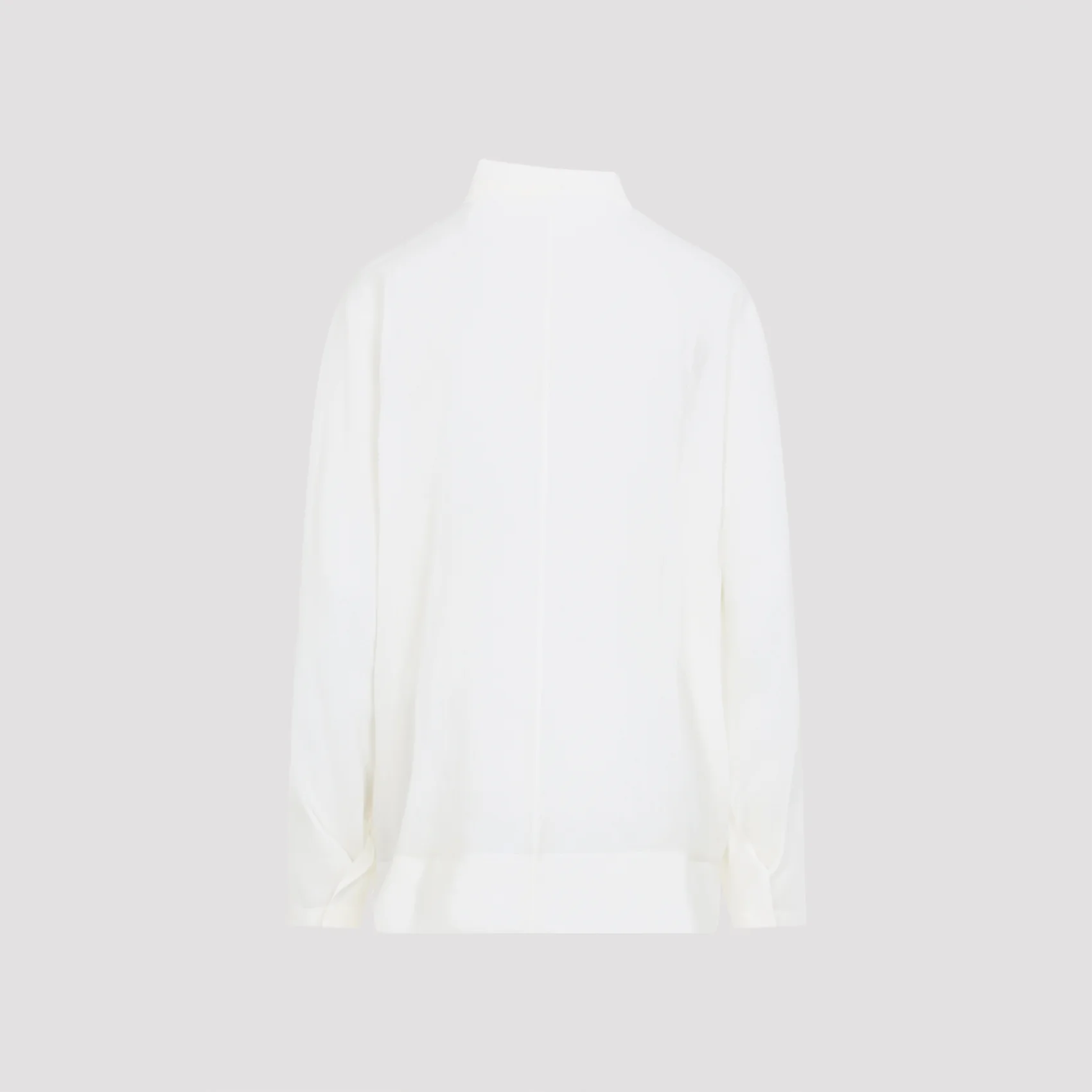 Carven Asymmetrical Collar Shirt in Cotton Voile - Image 4