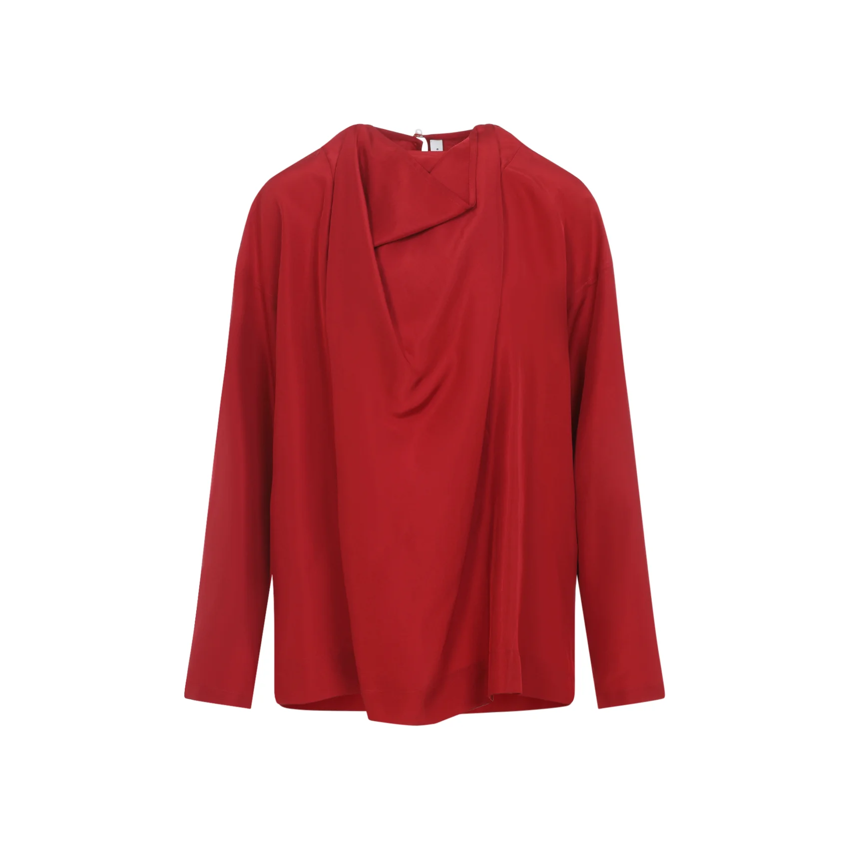 Carven Women's Silk Draped Mini Top