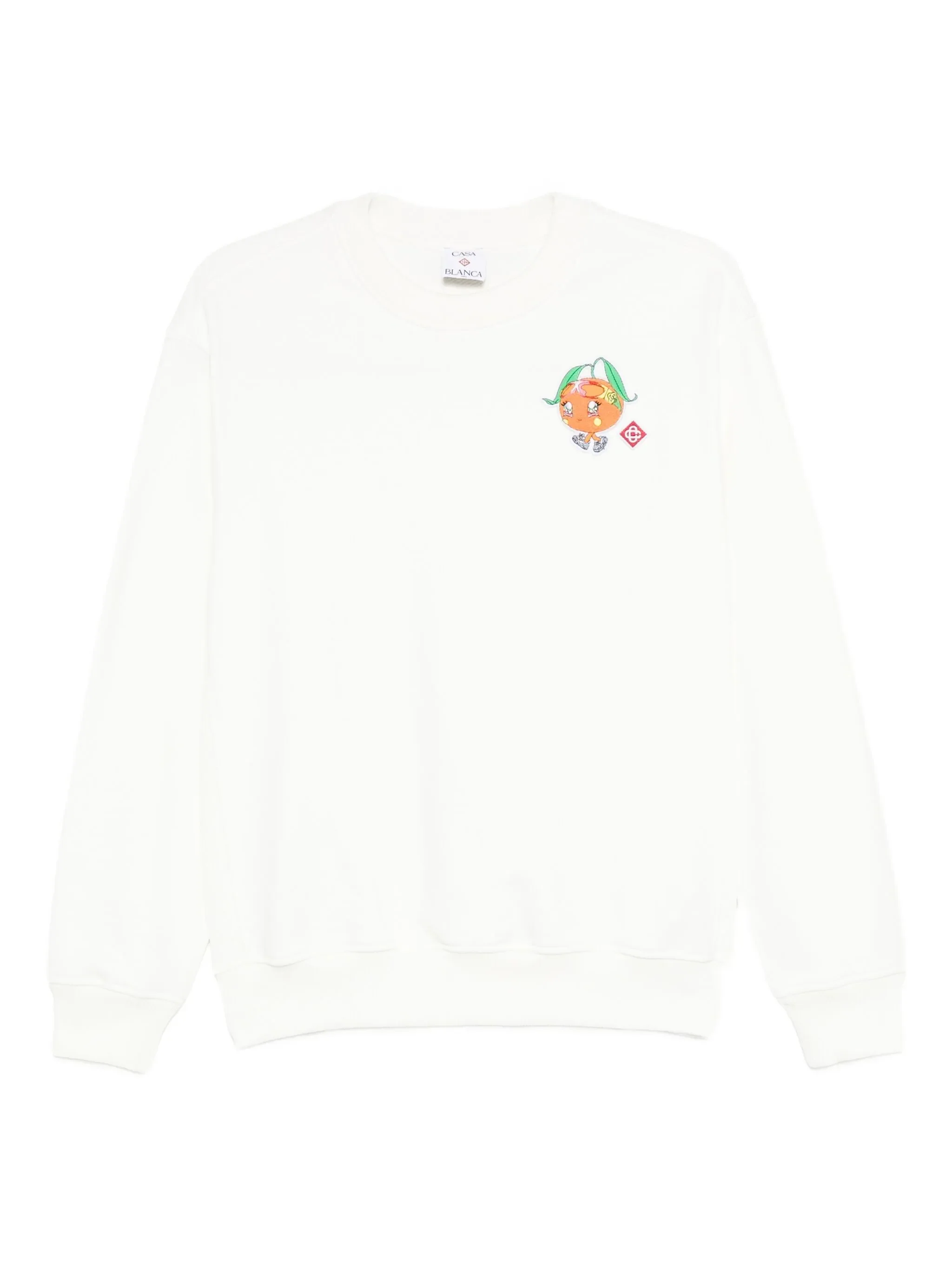 Casablanca Casual Crew Neck Sweatshirt with Ski Print