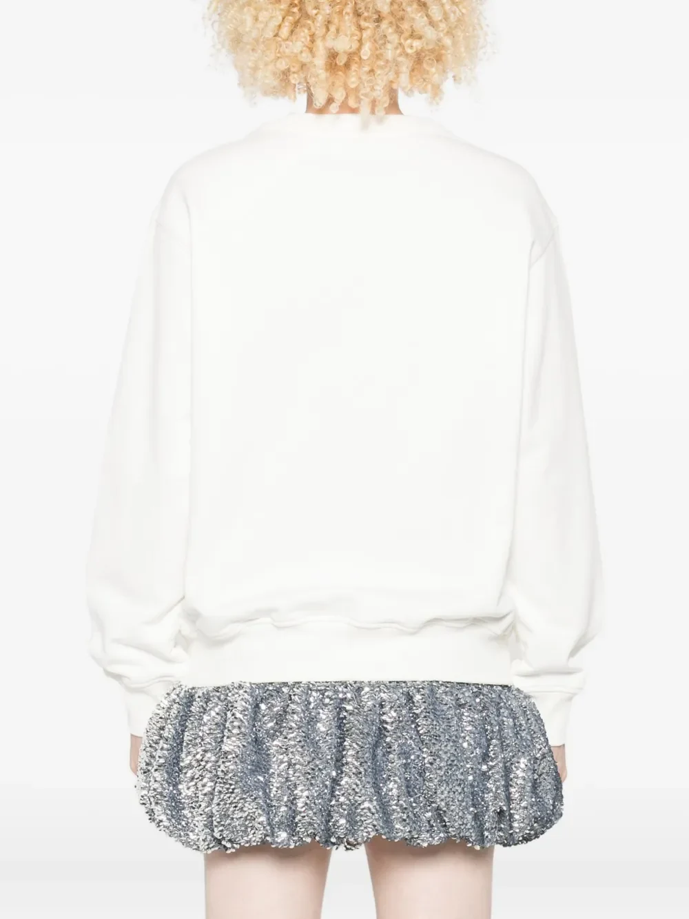 Casablanca Casual Crew Neck Sweatshirt with Ski Print - Image 4